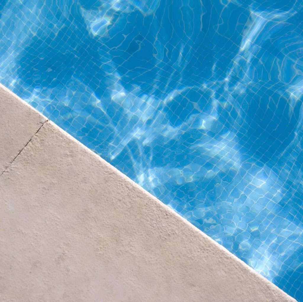 Crystal clear water from pool cleaning